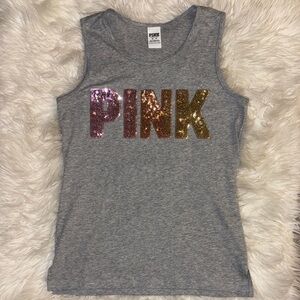 VS pink sequin tank